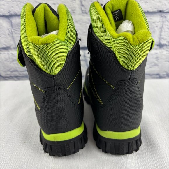 DSG Boys Youth 1 Black Green Menace 100g Insulated Winter Snow Boots - Picture 6 of 8